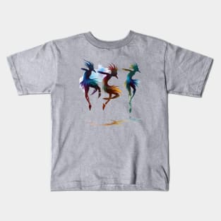 Dance In The Dust Storm Kokopelli Art Kids T-Shirt